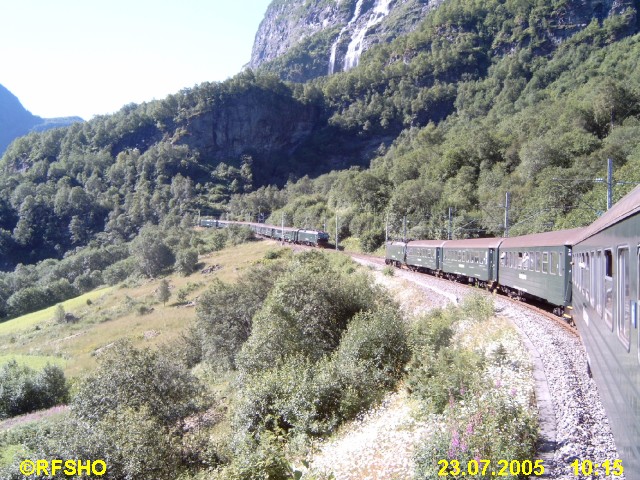 Bahnfahrt Flåm - Myrdal - Flåm