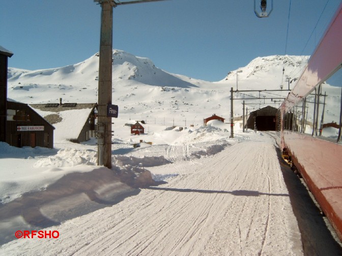 Finse ist mit 1222 m.o.H.