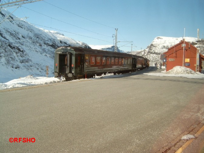 Bahnhof Myrdal 01.04.2006