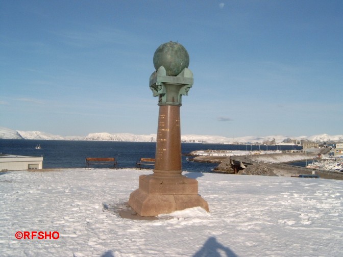 Hammerfest Meridiansäule 08.04.2006 08:12 Uhr