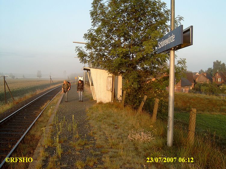 Abfahrt in Schönewörde