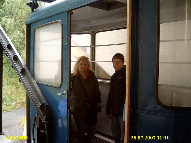 Voss mit der Seilbahn auf den  Hanguren