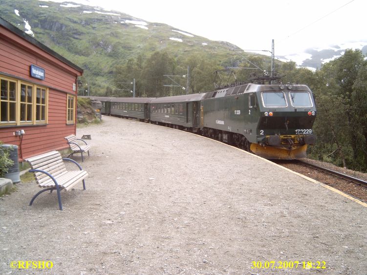 Vatnahalsen Bahnhof