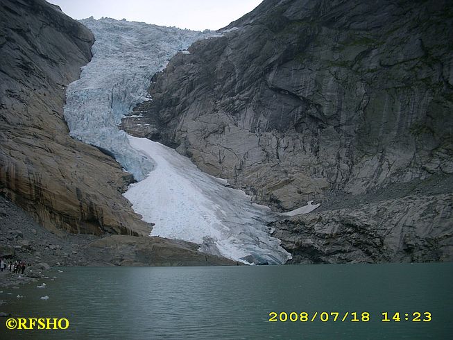 zum Vergeleich Brigsdalsbreen 2008
