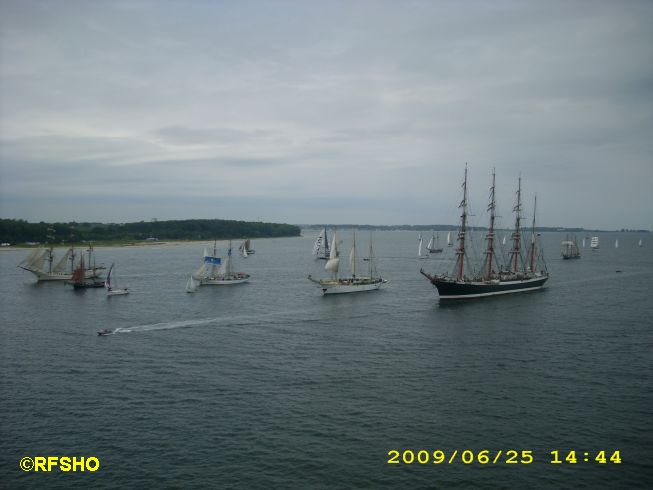 Seglerparade zur Kieler Woche