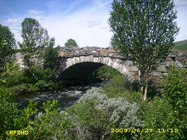Alte Brücke an der E6 bei Dovregubben