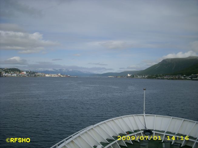 Tromsø in Sicht