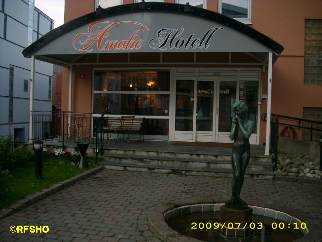 Übernachtung im Amalie Hotell