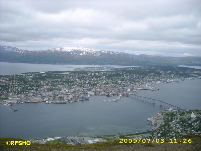 Tromsø vom Storsteinen