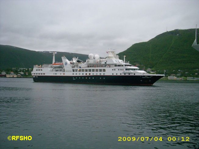”MS PRINCE ALBERT II” verläst Tromsø