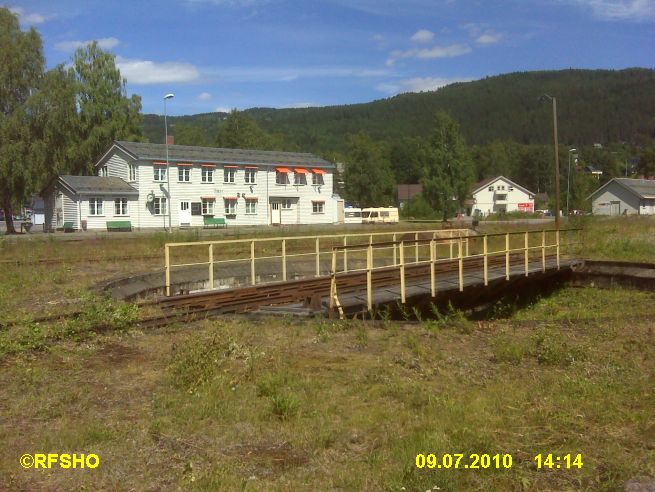 Dokka, Bahnhof der ehm. Valdresbahn