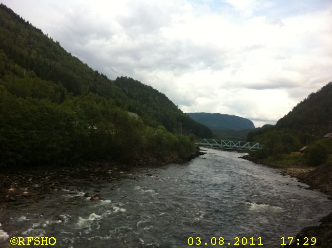 an der Bahn Bergen - Voss