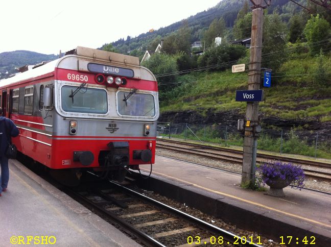 Voss Station, Tog 1824
