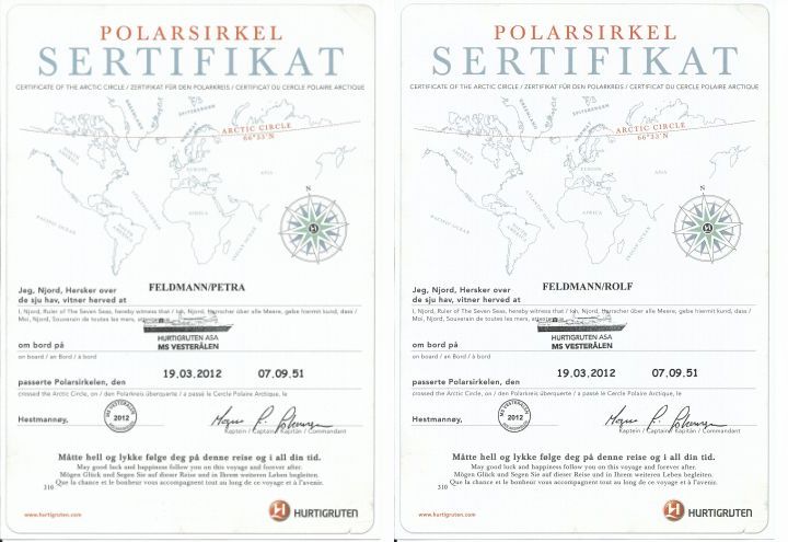 Polarsirkel Sertifikat