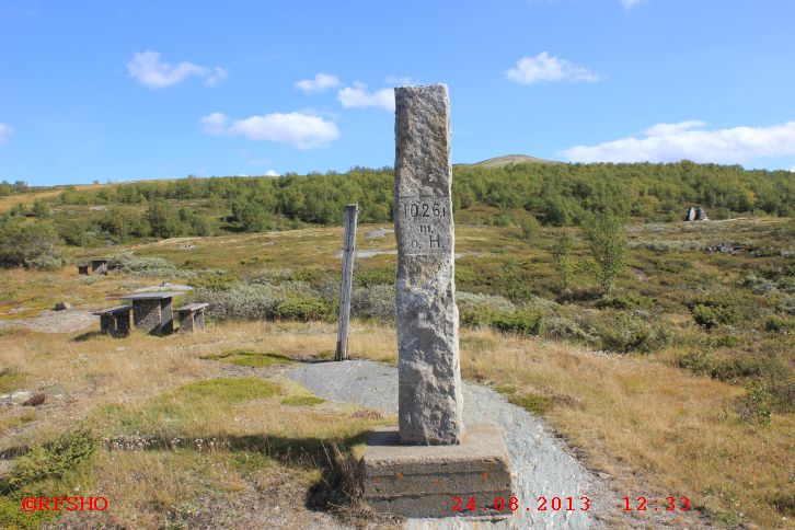 Dovrefjell, Rastplatz an der E 6
