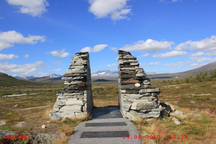 Dovrefjell, Rastplatz an der E 6