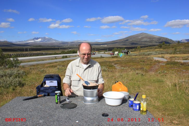Dovrefjell, Rastplatz an der E 6