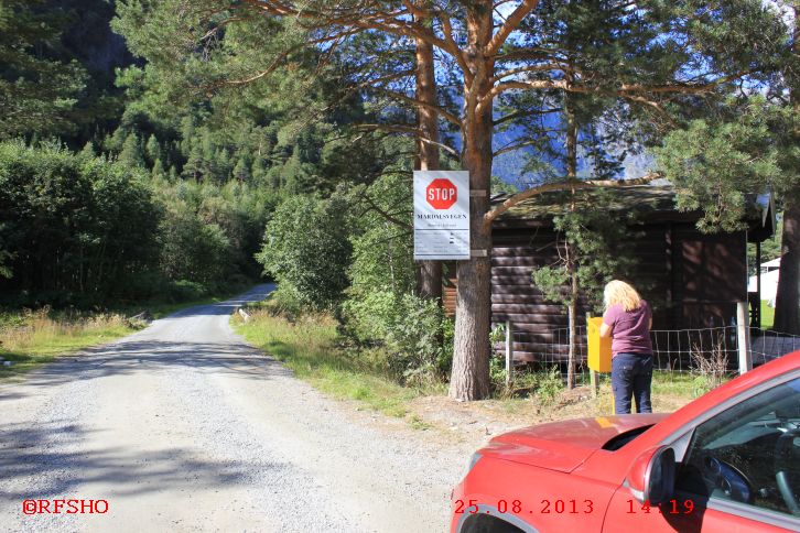 Bomveg zum Mardalsfossen