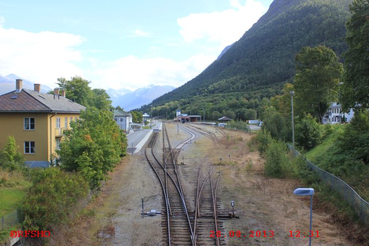 Andalsnes, Endstation der Raumabahn