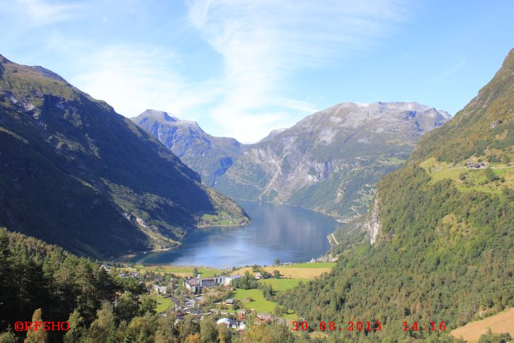 Kaiser Wilhelm II, Besuch in Geiranger 1894