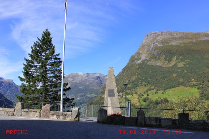 Kaiser Wilhelm II, Besuch in Geiranger 1894