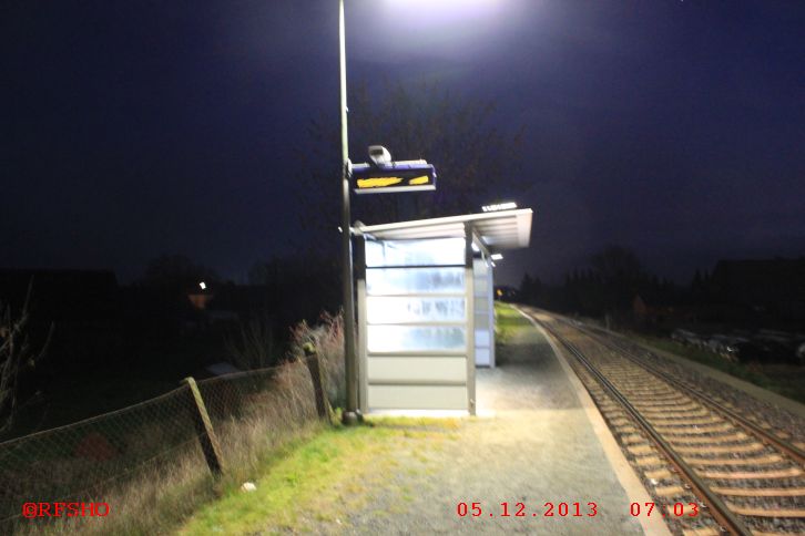 Bahnhof Schönewörde, Fahrt mit RB 14944 nach Uelzen