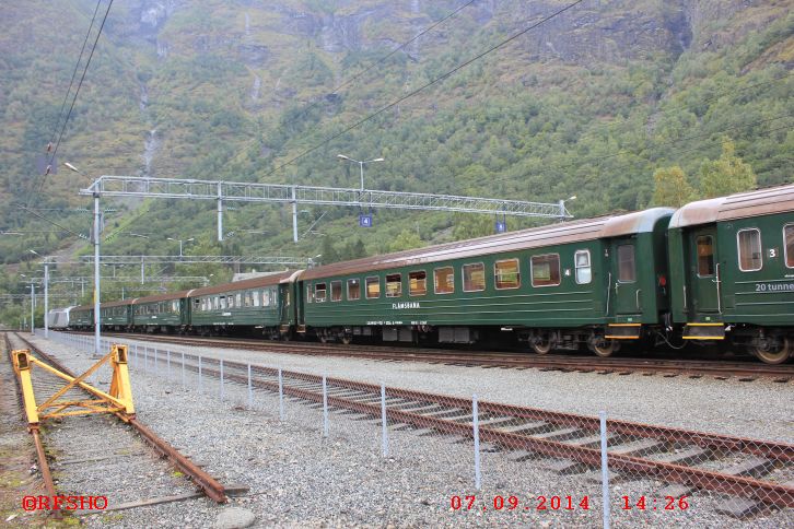 Flåm, Flåmsbana
