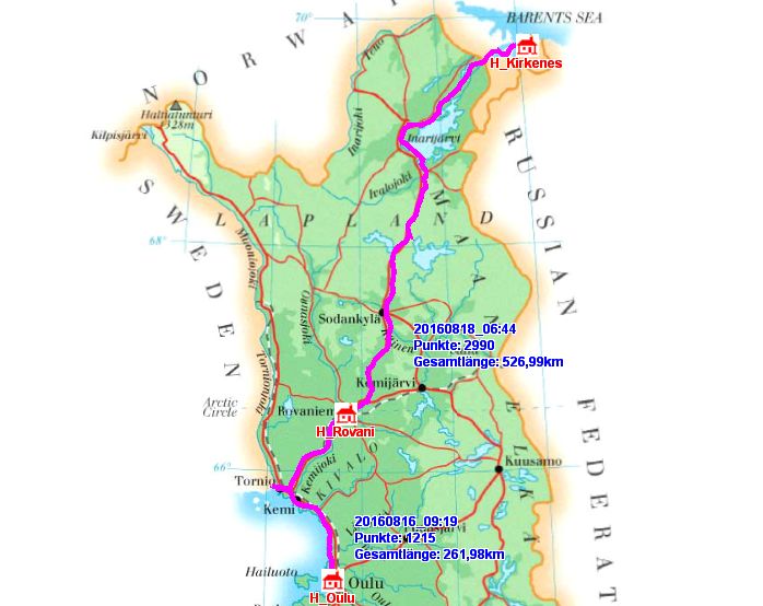 Reiseroute