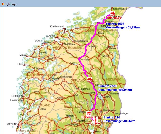 Reiseroute
