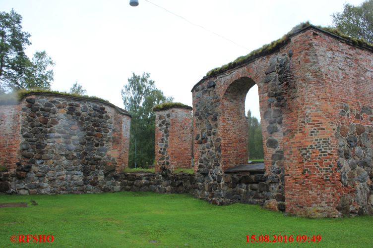 Alt Vaasa, Kirchenruine