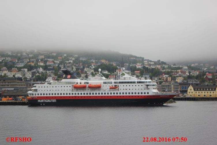 Harstad, Begegnung MS NORDKAPP