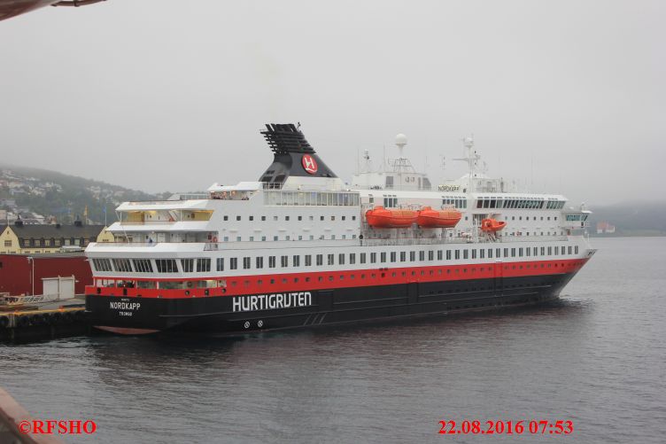 Harstad, Begegnung MS NORDKAPP