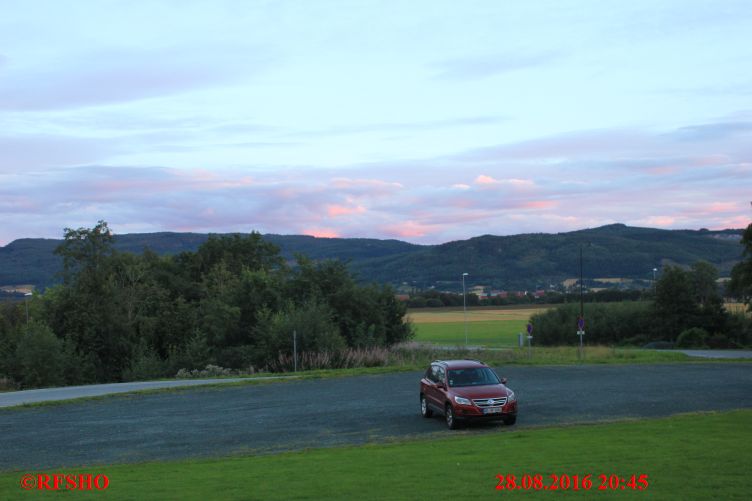 Stiklestad, blick aus dem Hotelfenster