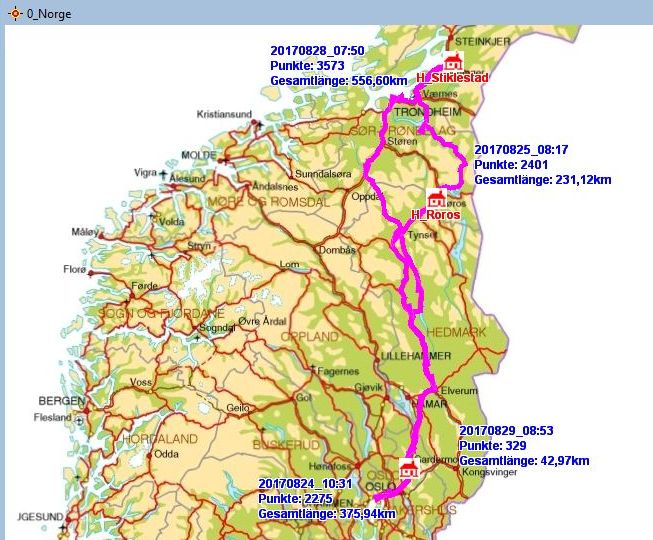 Reiseroute