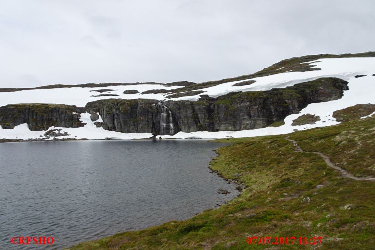 Aurlandsvegen, Snøvegen (Fv243) 2017
