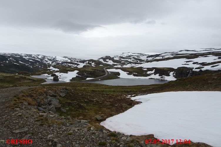 kurze Wanderung vom Snøvegen (Flotvatnet)