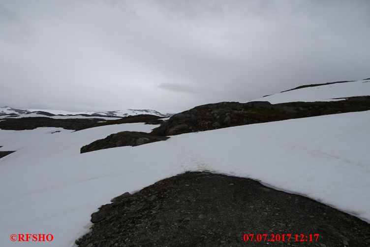 kurze Wanderung vom Snøvegen (Flotvatnet)