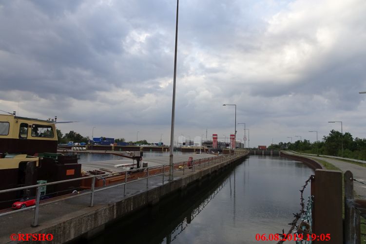 Zwischenstop am Schiffshebewerk Scharnebeck