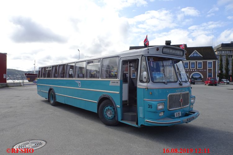 Harstad, Bus zur Adolf Kanone