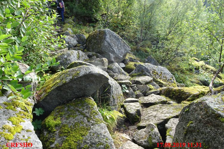 Digermulen, Wanderung zum Kaiservarden