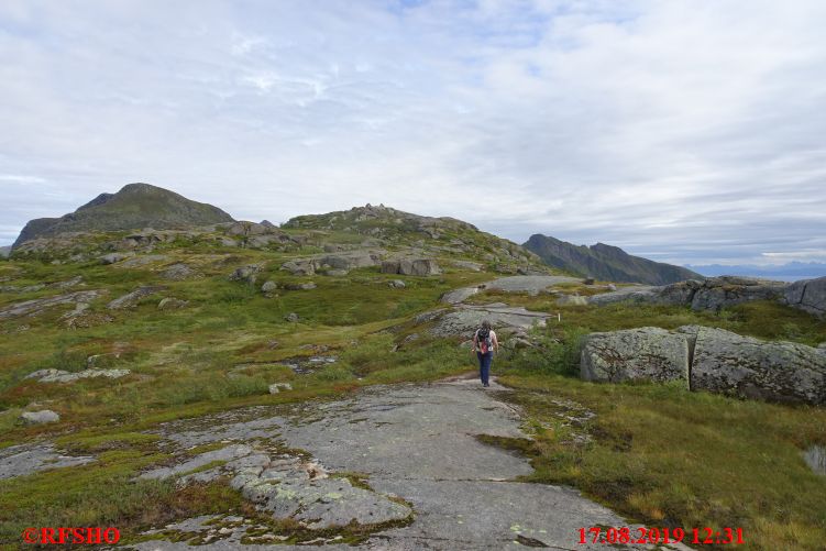 Digermulen, Wanderung zum Kaiservarden