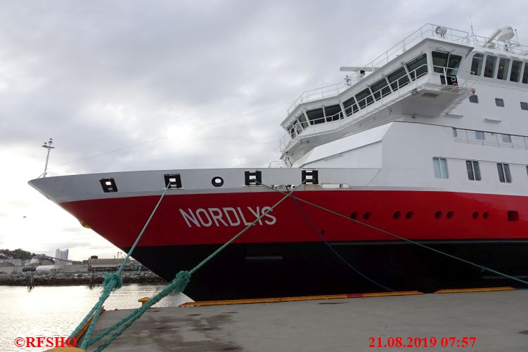 MS NORDLYS in Trondheim