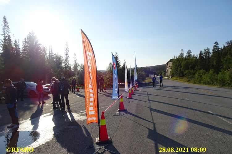 Sagamarsjen Start 1. Tag an der St. Olavs bru
