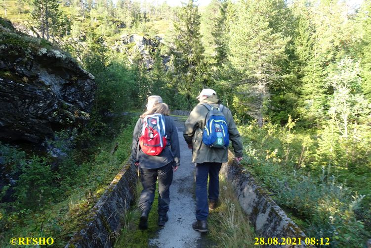 Sagamarsjen Start 1. Tag an der St. Olavs bru