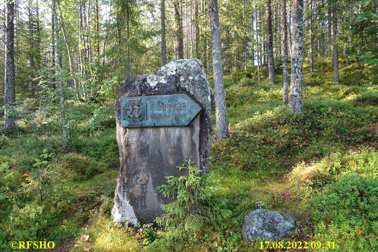Etappendenkmal der Finischen Jäger