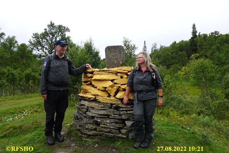 Sagamarsjen, Grenze Sverige − Norge