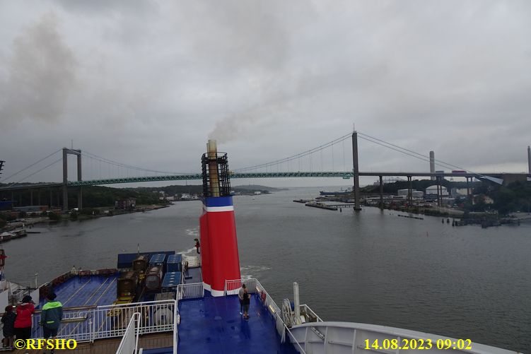 Einfahrt nach Göteborg