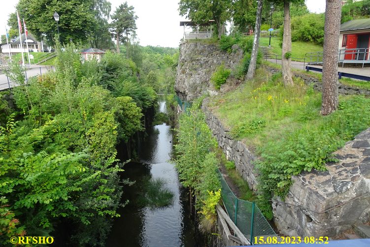 Trollhättan, Schleusen