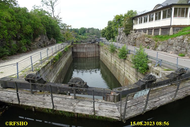 Trollhättan, Schleusen
