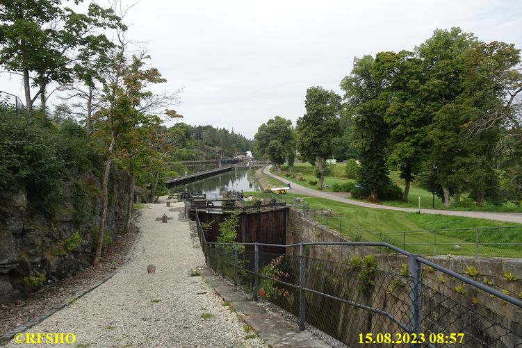 Trollhättan, Schleusen